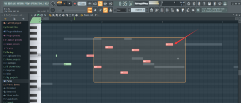 FL Studio如何选中音符？FL Studio选中音符的操作方法截图